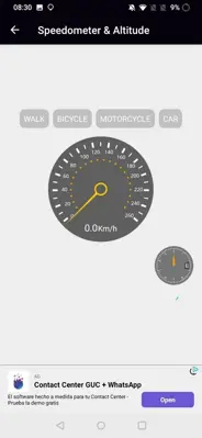 Maps All in One, Speedometer android App screenshot 5